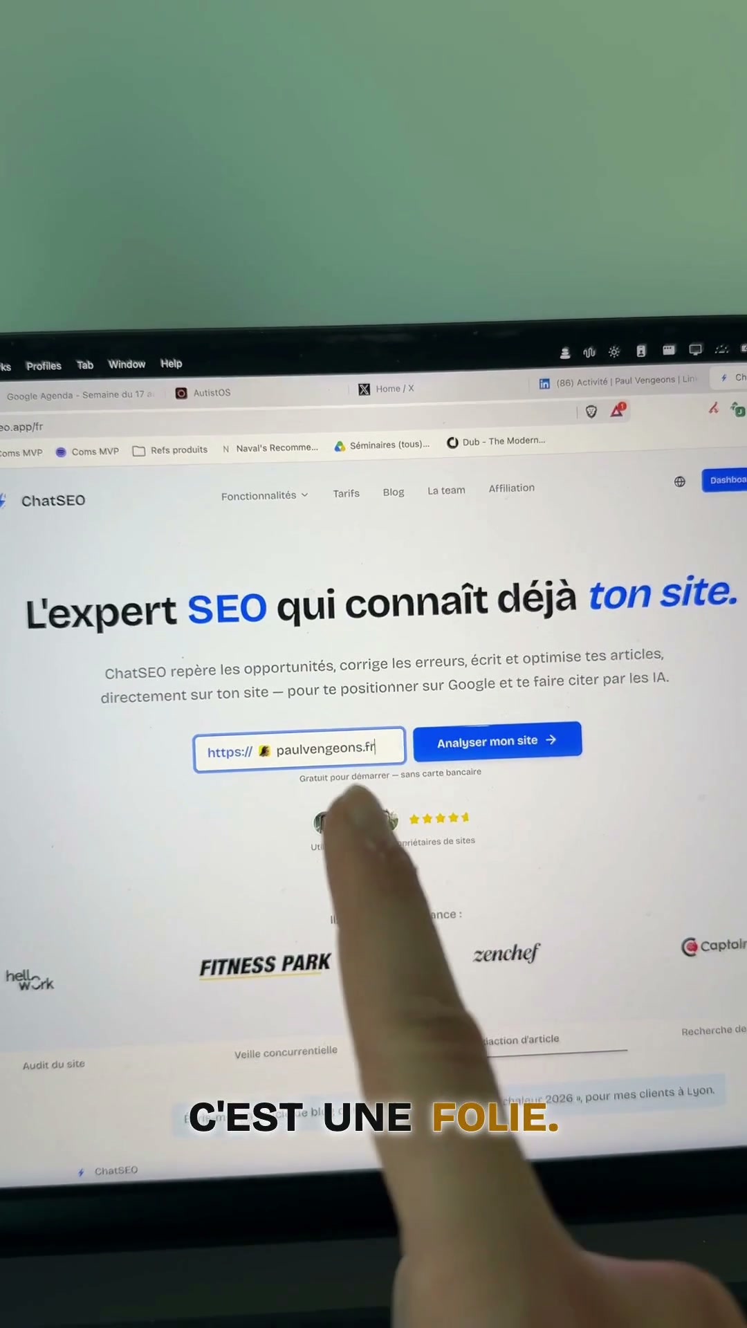ChatSEO Meta ad creative