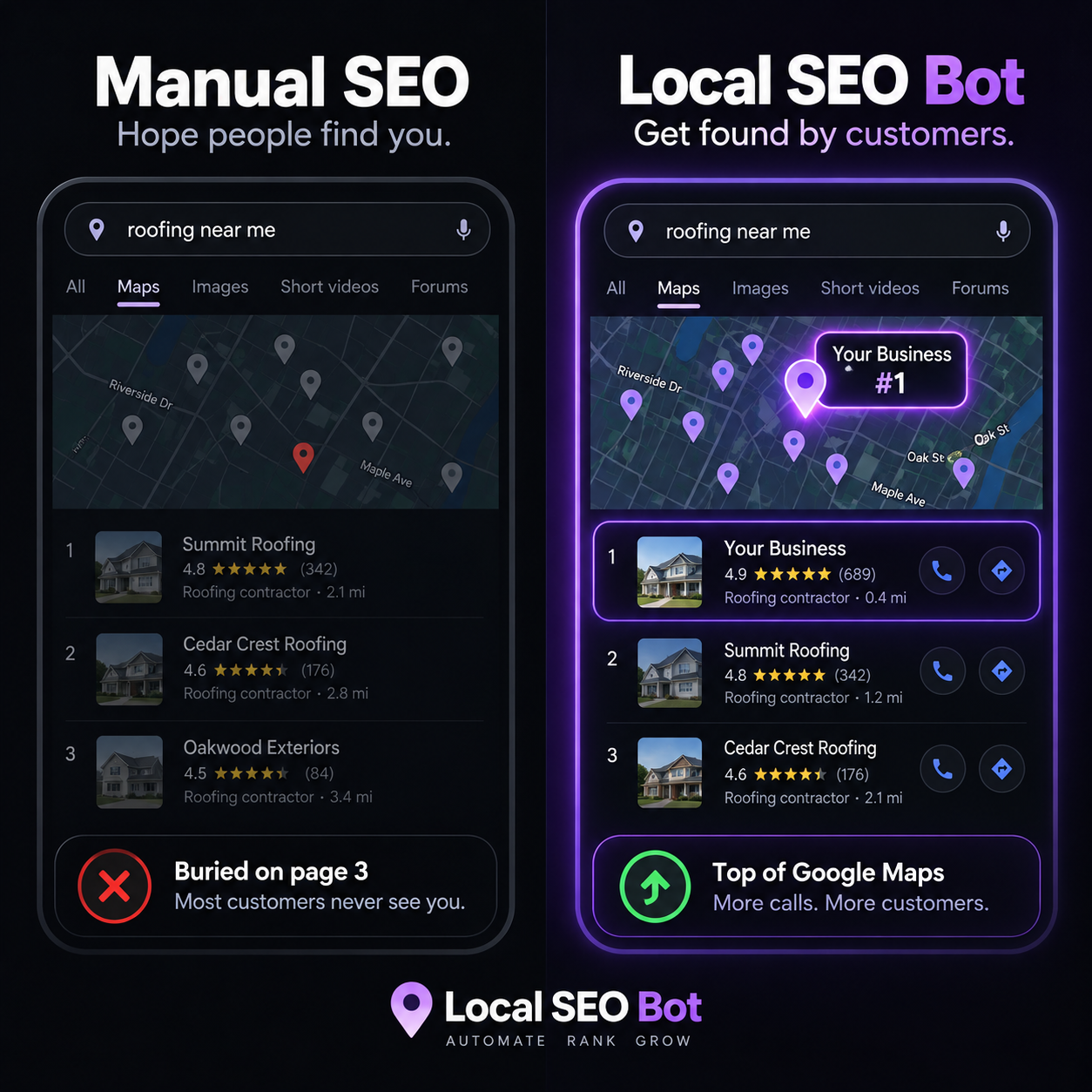 Local SEO Bot Meta ad creative