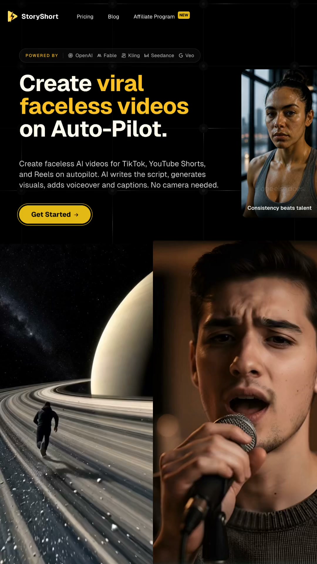 StoryShort Meta ad creative