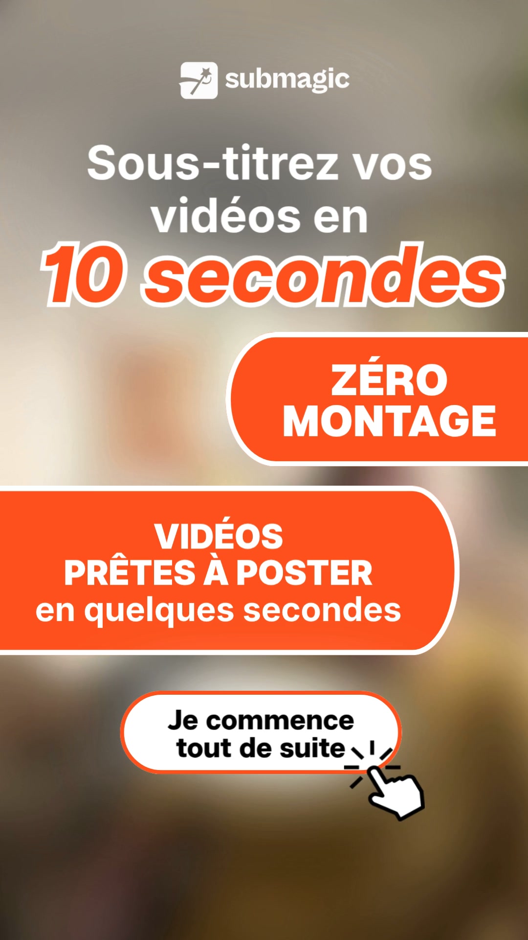 Submagic Meta ad creative
