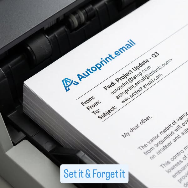 AutoPrintEmail Meta ad creative