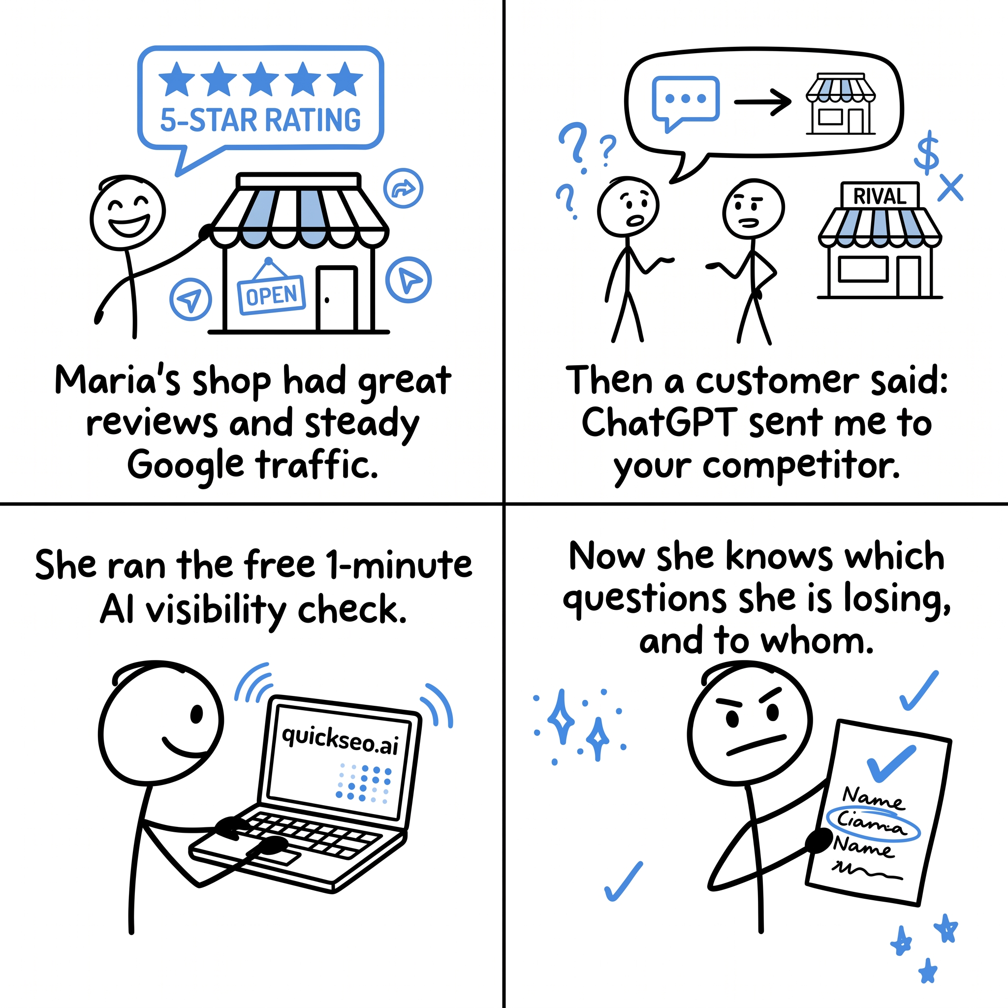 Quickseo Meta ad creative