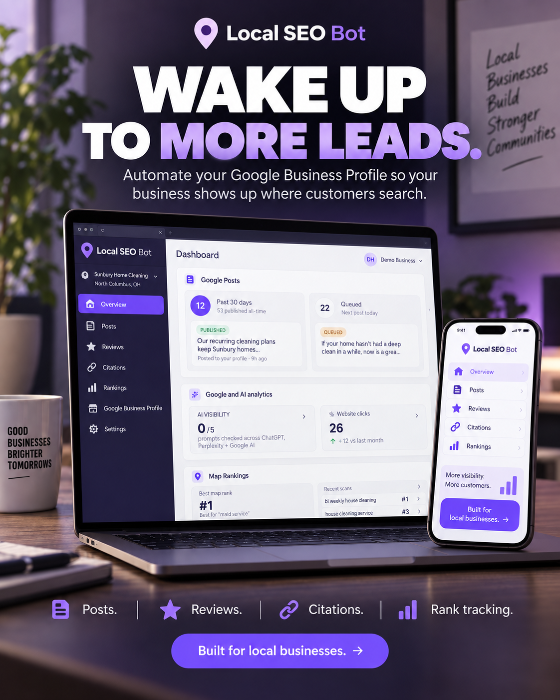 Local SEO Bot Meta ad creative