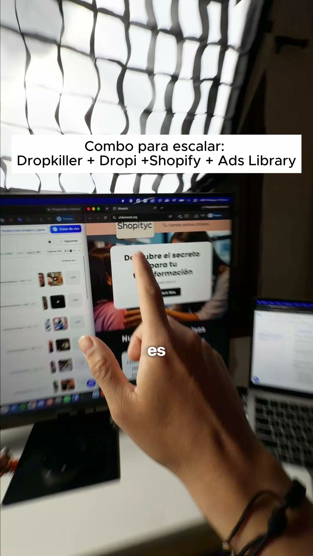 Dropkiller Meta ad creative