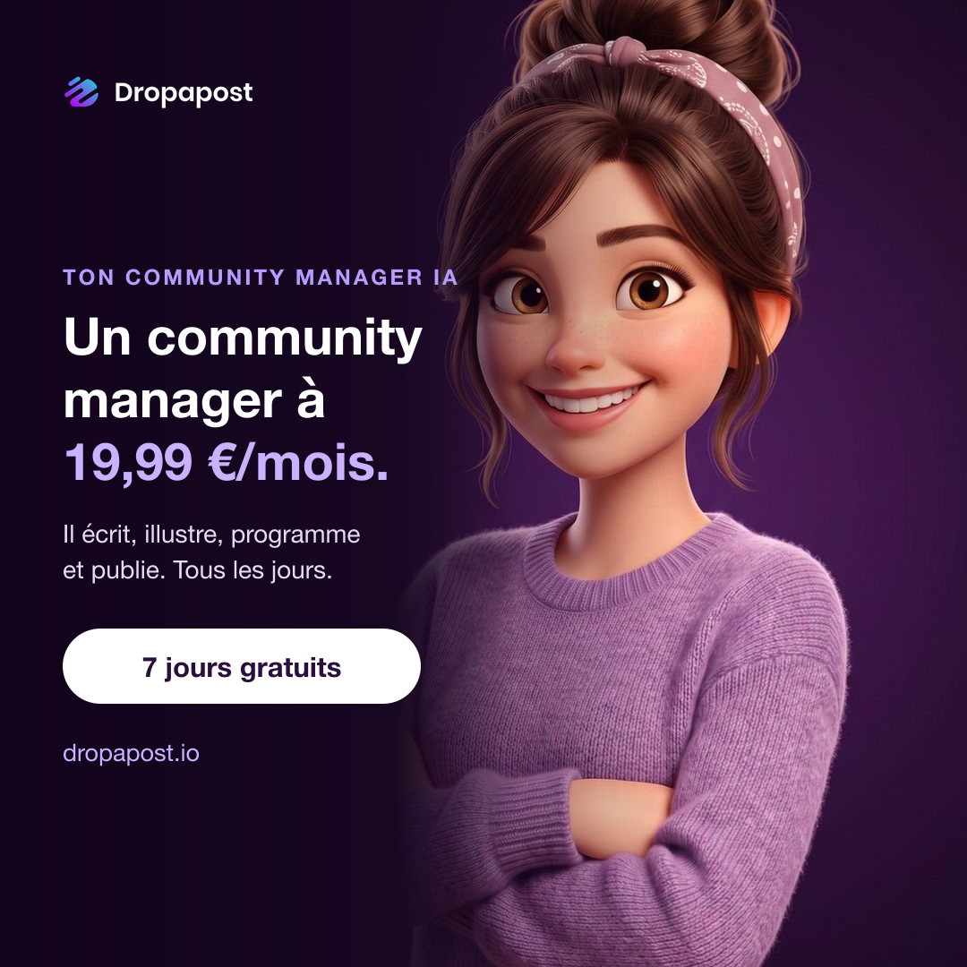 Dropapost Meta ad creative