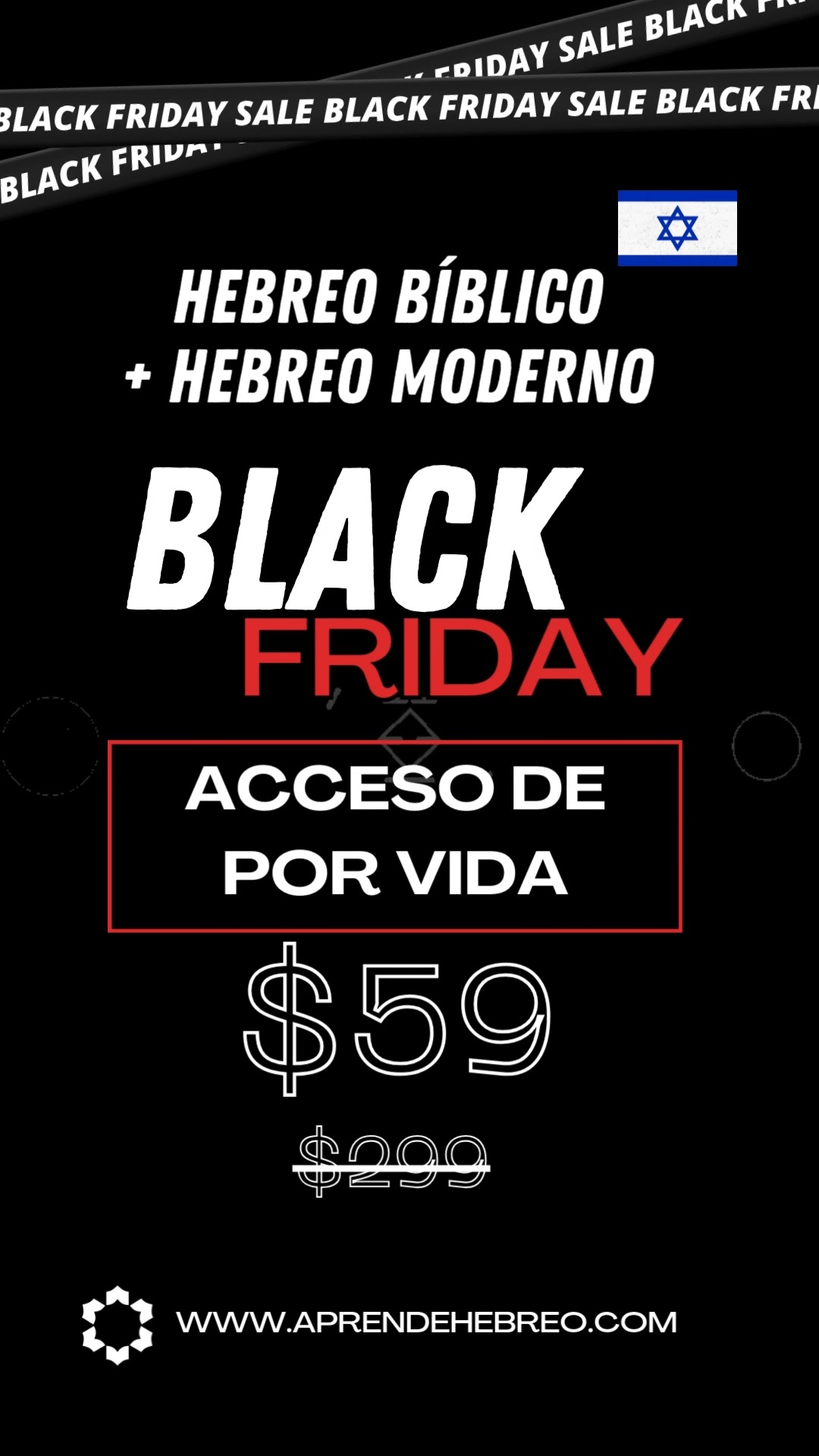 Aprende Hebreo Meta ad creative