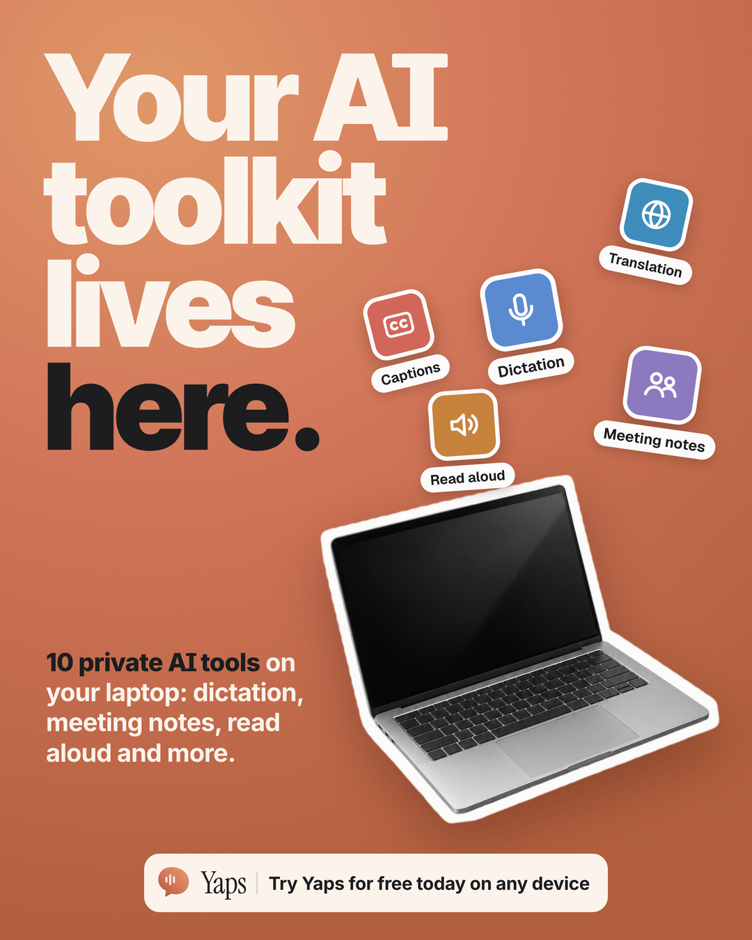 Yaps AI Meta ad creative